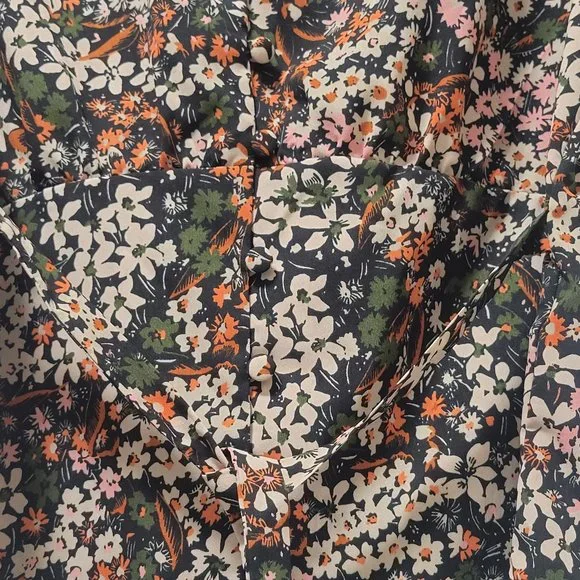 TOPSHOP floral, short sleeve blouse - Picture 4 of 6